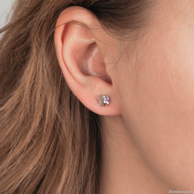 Пусеты Fiore Luna, Crystal AB, SWE0127/1 AB S Пусеты Fiore Luna, Crystal AB, SWE0127/1 AB S